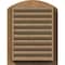 Ekena Millwork Arch Top Gable Vent Functional, Western Red Cedar Gable Vent w/ Brick Mould Face Frame, 14"W x 20"H GVWAR14X2000SFUWR - alternate 4